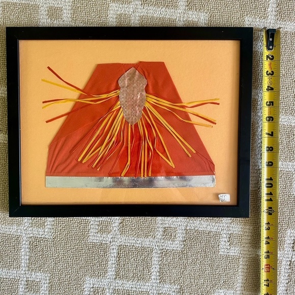 Rare Vintage 1940s Paper Party Hat Retro Ephemera Wall Art Mid-Century Americana - Picture 4 of 5